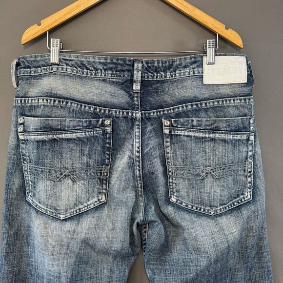 Buffalo By David Bitton Jeans 2000s Style Mens Size 38x29 Light Wash Blue - Picture 6 of 11